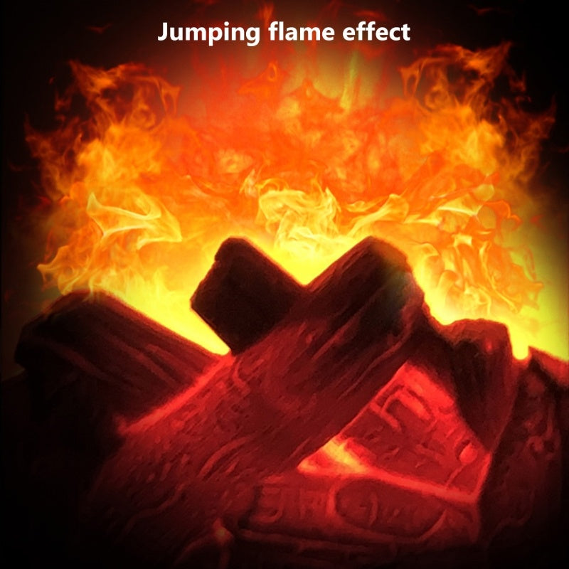 Simulation Fireplace Firewood Lanterns Lamp Desktop Ornaments Dynamic Vision 3D Flame Touch Home Decoration Light
